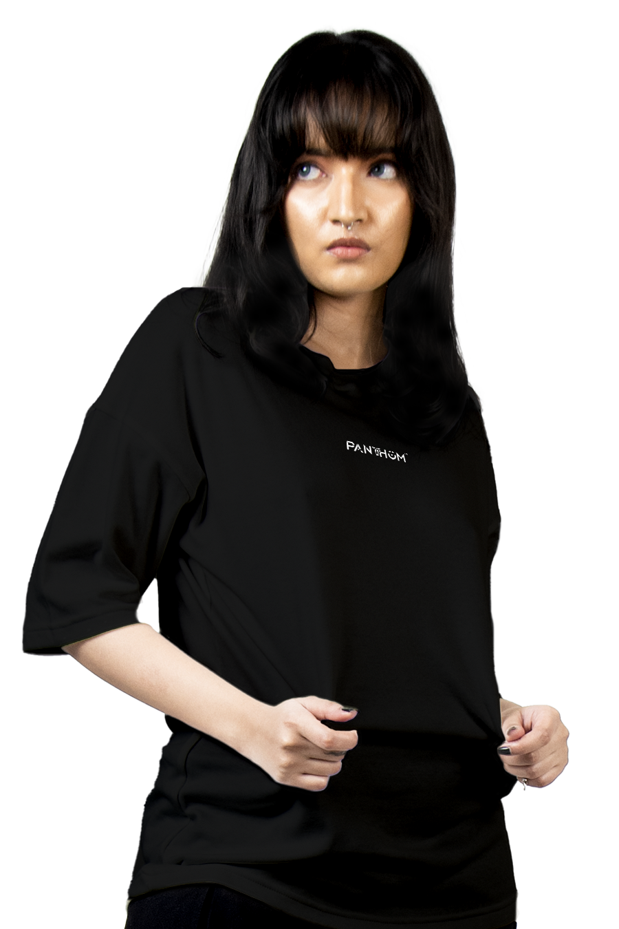 IRRESISTIBLE OVERSIZE TEE - BLACK