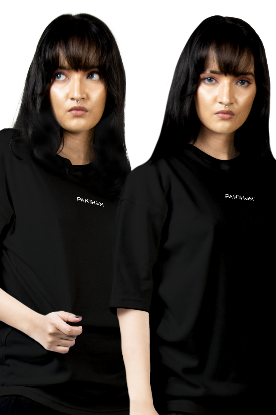 IRRESISTIBLE OVERSIZE TEE - BLACK