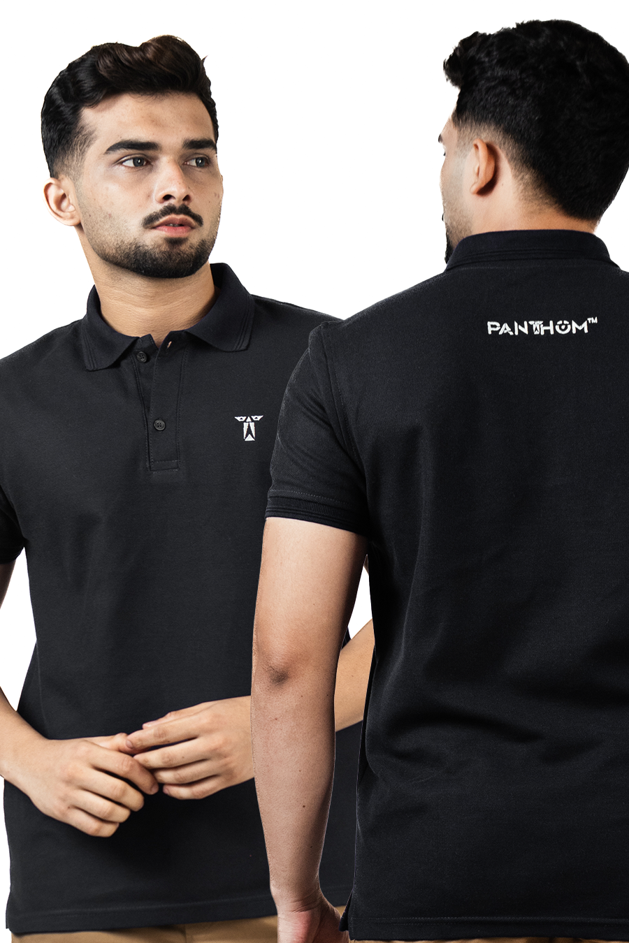 LIBERAL POLO TEE - BLACK