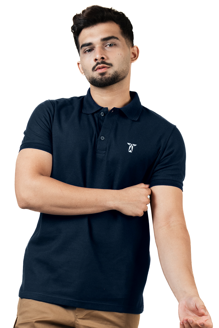 LIBERAL POLO TEE - NAVY BLUE