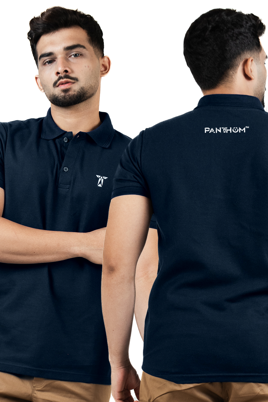 LIBERAL POLO TEE - NAVY BLUE