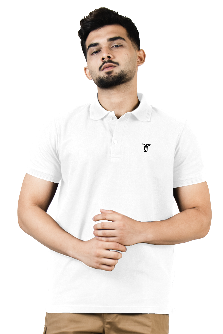 LIBERAL POLO TEE - WHITE