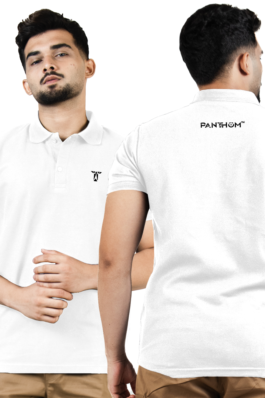 LIBERAL POLO TEE - WHITE